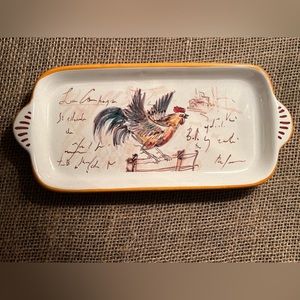 Nova Deruta Rooster Platter